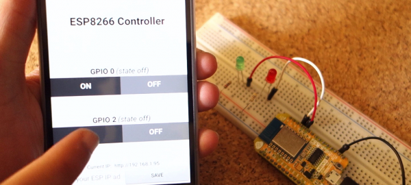 ESP8266 controlled with Android app (MIT App Inventor)