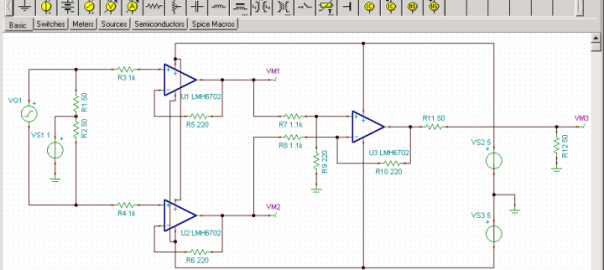 An almost-GHz active differential oscilloscope probe