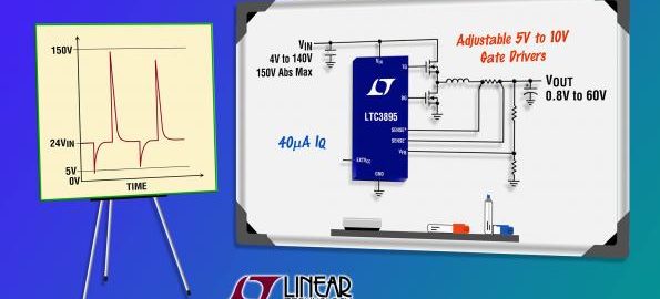 150V synchronous step-down DC/DC includes surge protection