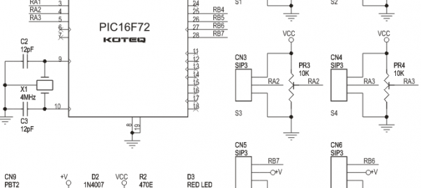 4 Channel RC Servo Controller Board