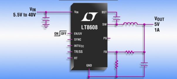 Buck regulator accepts 3.0-V to 42-V input