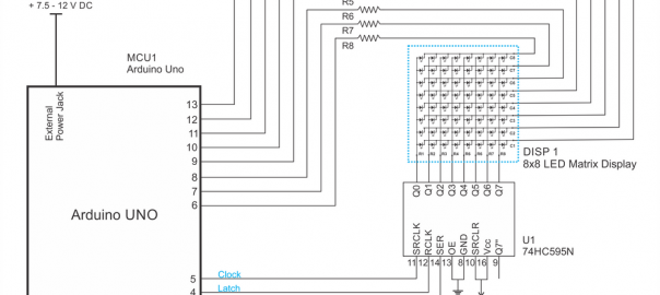 Interfacing 8×8 LED Matrix with Arduino