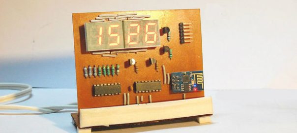 ESP8266 Desktop Clock – WiFi Synchronised