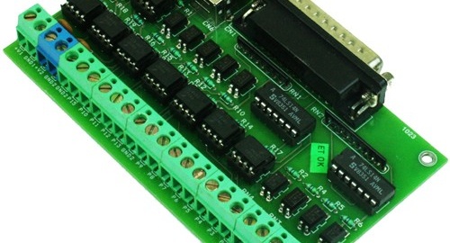 Optically Isolated LPT Breakout Board for CNC & Routers