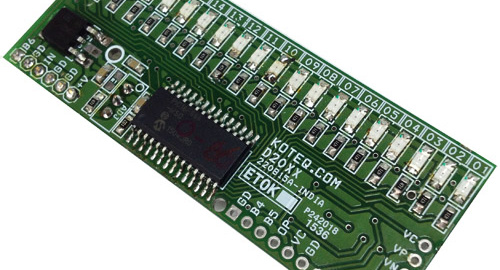 Bargraph Current Meter 0-1A Range – PIC16F686