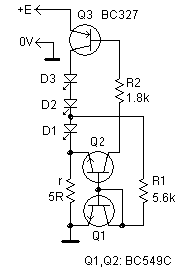 LED current regulator has low dropout