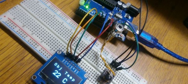 Contactless OLED Thermometer With Arduino and MLX90614