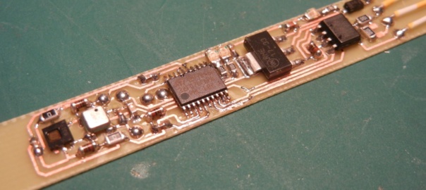 Pressure, temperature and humidity sensor board with RS485