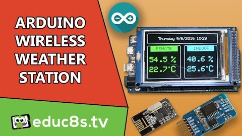 Wireless Weather Station using Arduino Due, DHT22 sensor and NRF24L01+