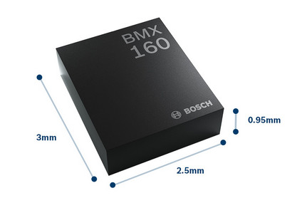 BMX160 from Bosch Sensortec, a New Smallest 9-axis Motion Sensor