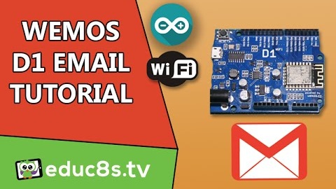 Arduino ESP8266 Tutorial: Send an email easily with your Wemos D1 board using a PHP script!