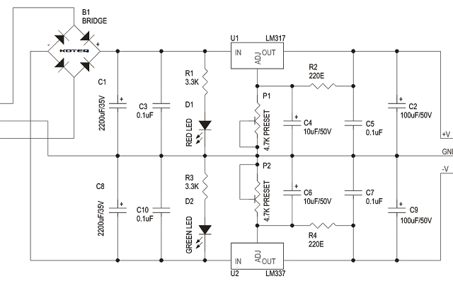 dual-power-supply-Schematic - Electronics-Lab.com