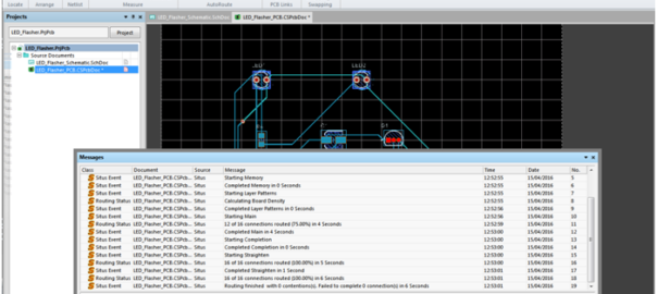 Make the PCB from your design using Altium CircuitStudio