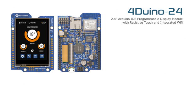 4Duino – A 2.4″ TFT LCD IoT Display Module