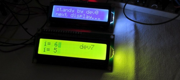 An Atmega library for multiple HD44780 LCDs