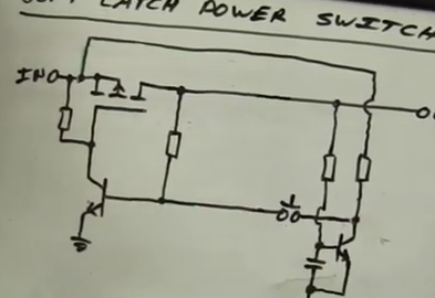 Soft Latch Power Switch Circuit