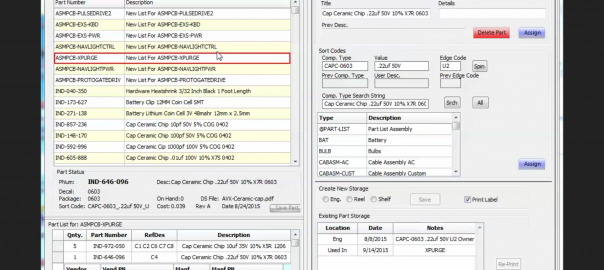 PartSync – Full featured Desktop Electronics Parts Database