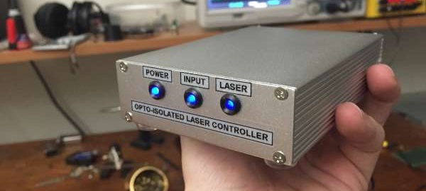 Opto-isolated laser controller build