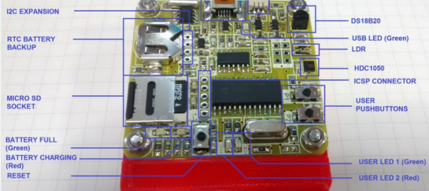 A full-featured, portable weather data recorder