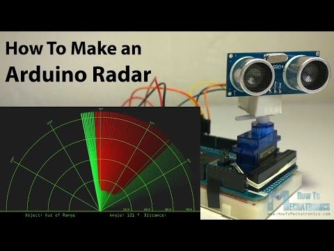 Arduino radar using sound waves