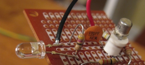 Measuring the speed of light with electronics