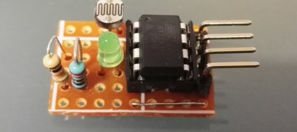 ATtiny85 Light Sensor – I2C slave device