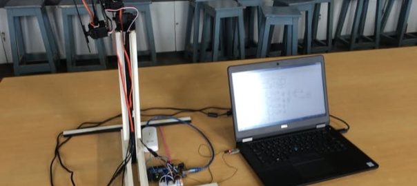 Controlling A Robotic Arm By Gestures Using Kinect Sensor & Arduino