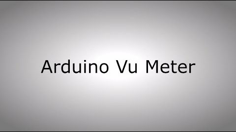 Arduino-Based VU Meter