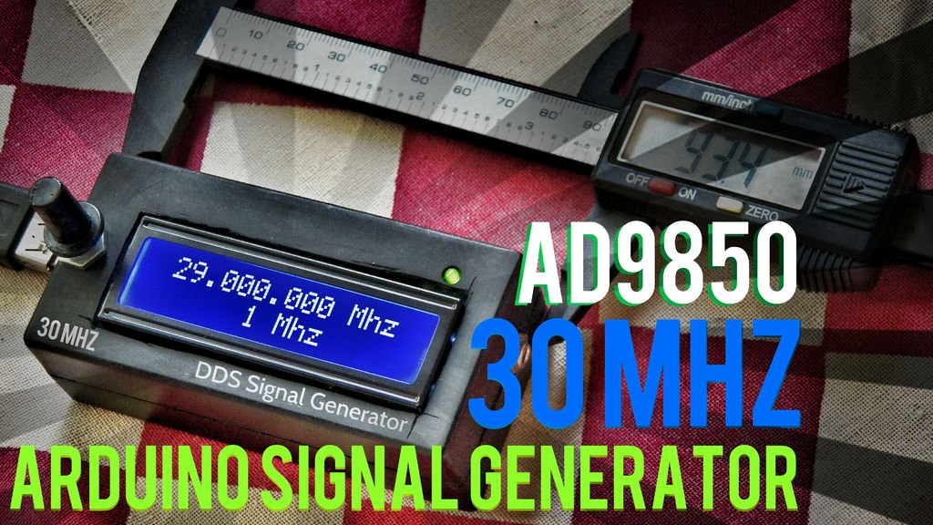 12$ 30MHz signal generator using Arduino