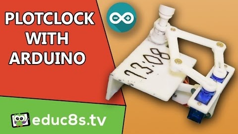 Plotclock with a DS3231 Real Time Clock and an Arduino UNO