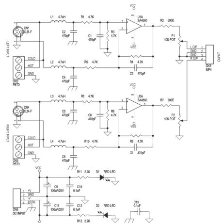 balanced-audio-pre-amplifier-schematic - Electronics-Lab.com