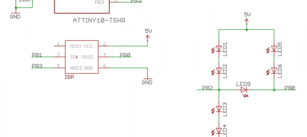 DICE10 – A miniaturized electronic die based on ATtiny10