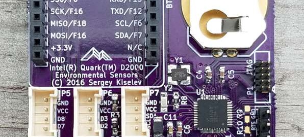 Intel(r) Quark(tm) micrcontroller D2000 based Environmental sensors board