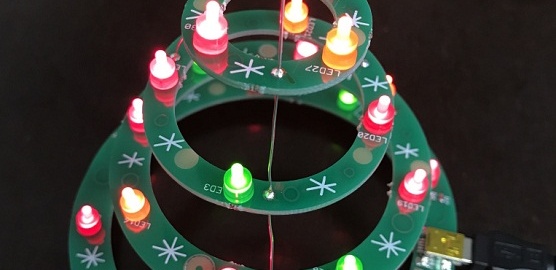 PCB X-mas tree