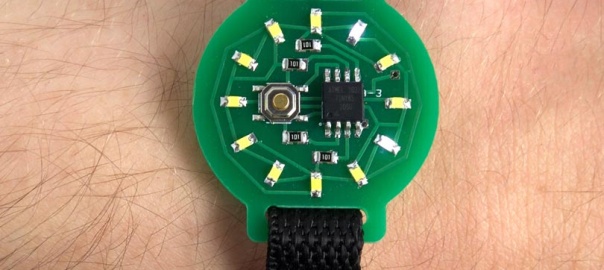 Tiny LED Time Watch