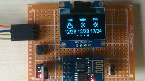 Weather Widget using ESP8266