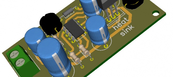 12V @ 80mA Transformerless Power Supply