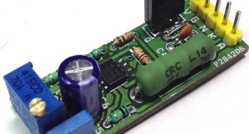 Constant Current Laser Diode Driver Circuit Using OPA2350 OpAmp