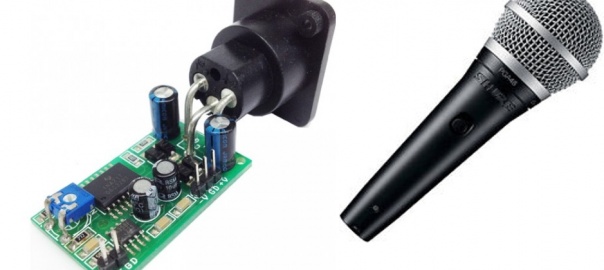 Tiny Professional Microphone Preamplifier