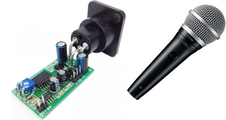 Tiny Professional Microphone Preamplifier