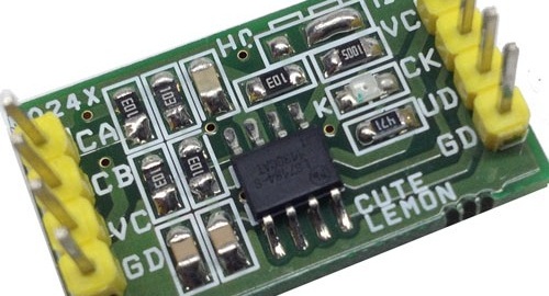 CMOS-TTL QUADRATURE ENCODER USING LS7084