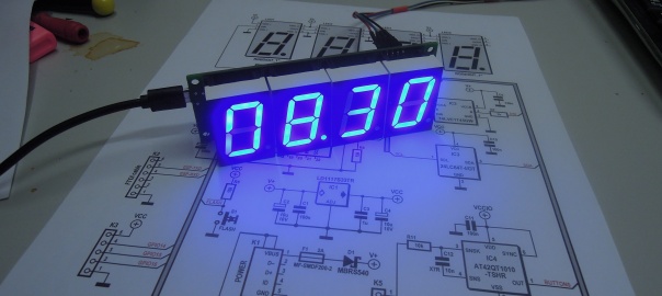 RGBdigit clock