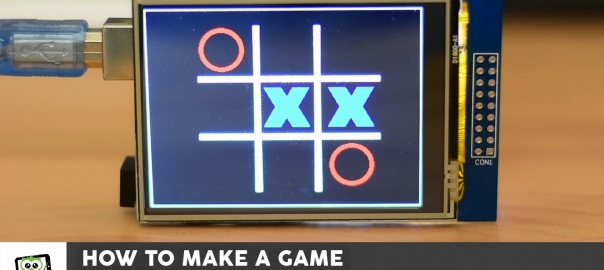 Tic Tac Toe Game with a touch screen and an Arduino Uno