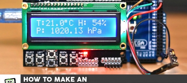 Weather Station with a BME280 sensor and an LCD screen with Arduino Mega