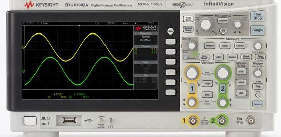 Keysight adds 50/70/100 MHz oscilloscopes for educators, small labs