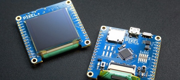 Pixel 2.0, Arduino Zero-Like Board With Smart Display