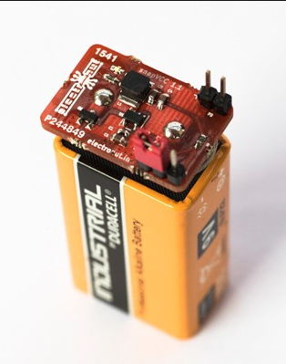 snapVCC – A snap-on regulated 3.3 V/5 V power supply