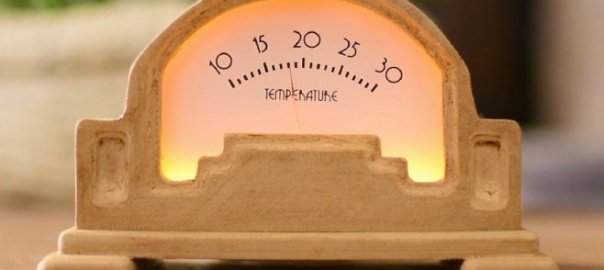 Arduino analogue thermometer