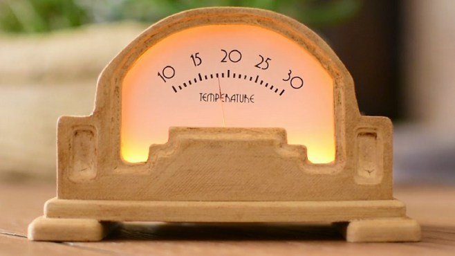 Arduino analogue thermometer