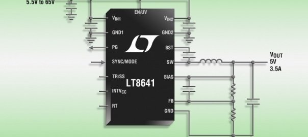 LT8641 – 65V, 3.5A Synchronous Step-Down Silent Switcher